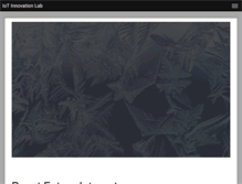 Tablet Screenshot of iotinnovationlab.com